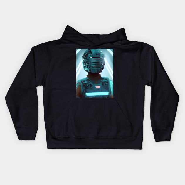 Dead Space Isaac Clarke Kids Hoodie by animegirlnft